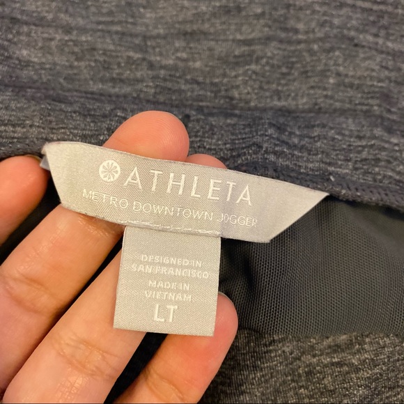 Athleta Metro Downtown Jogger Pants Sz L Tall - Picture 12 of 14